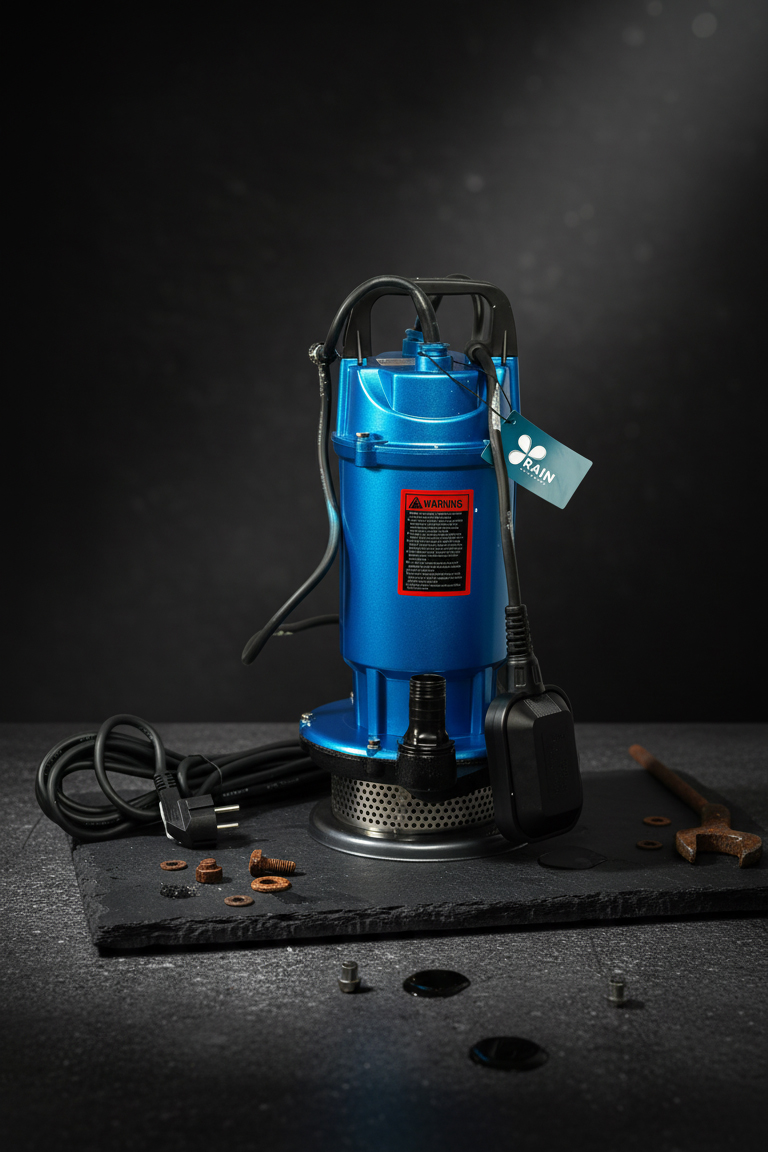 پمپ کفکش رین مدل QDX1.5-32-0.75F توان ۱ اسب با فلوتر - کد 502